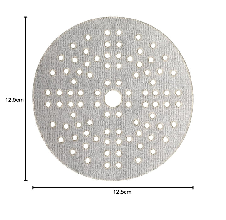 Mirka Iridium Premium-Schleifpapier Ø 125mm Klett 89-Loch, Korn 1000, 100 Stk/Zum Schleifen von Lack
