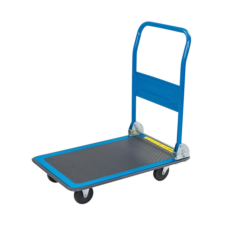 Silverline 675213 Plattformwagen mit Klappgriff 150 kg 1 Originalverpackung, 1 Originalverpackung