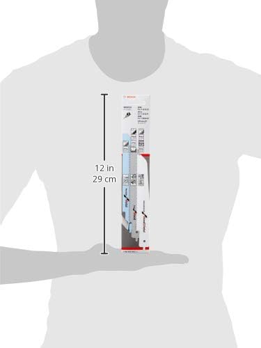 Bosch Professional ProfessionalProfessional 3tlg. Sägeblatt-Set zum Sägen in Holz und Metall für Mul