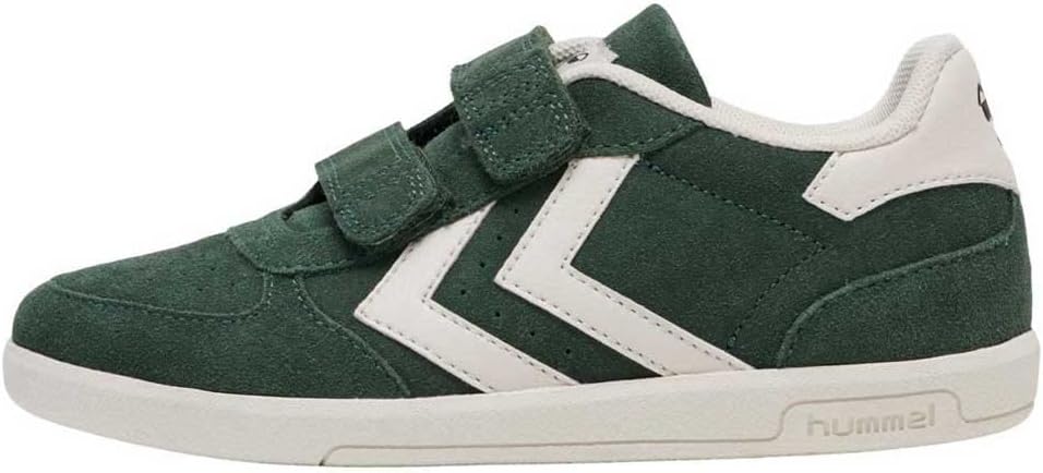 hummel Klettverschluss Sneaker Low Victory Suede Kinder Grösse 19 EU Pineneedle, 19 EU Pineneedle