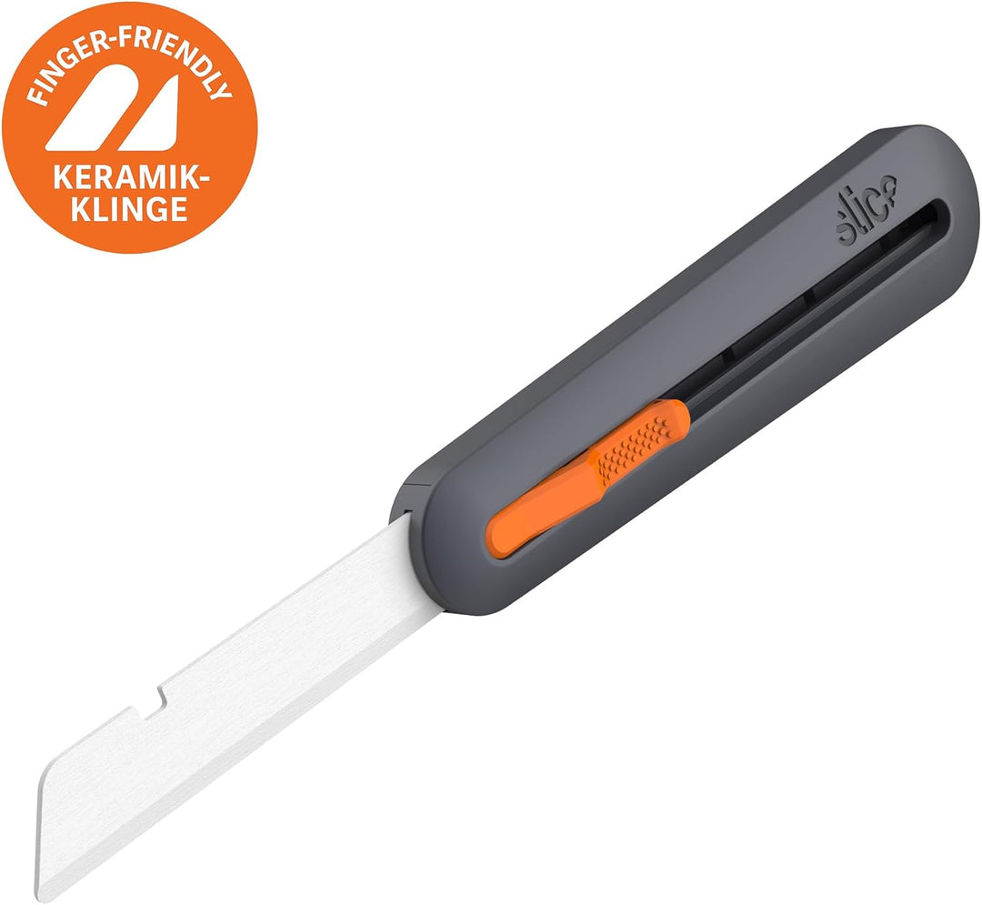 Slice 10559 Industrie-Cuttermesser mit 4-fach Klingenverstellung • Sicherheitsklinge aus Keramik • E