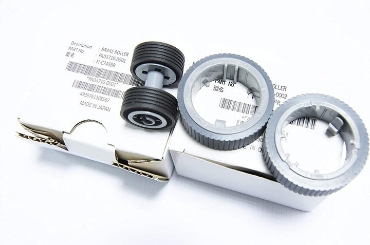Yanzeo PA03710-0001 PA03670-0002 Scanner Bremse und Pick Roller Set für Fujitsu Fi-7460 Fi-7480 mit