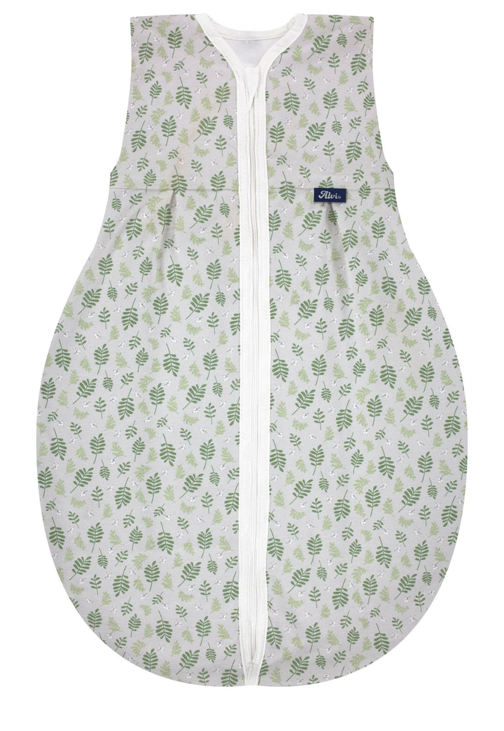 Alvi Kugelschlafsack Molton Sommerschlafsack | Babyschlafsack ärmellos 100% Baumwolle | Unwattierter