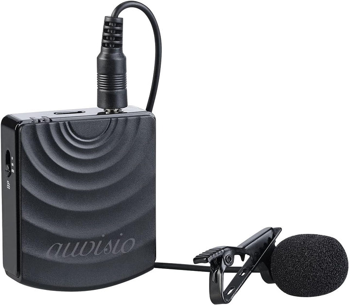 auvisio Lavalier: Digital Funkmikrofon & -Empfänger-Set, Klinke 2,4GHz, Reichweite 25m (Funkmikro, M