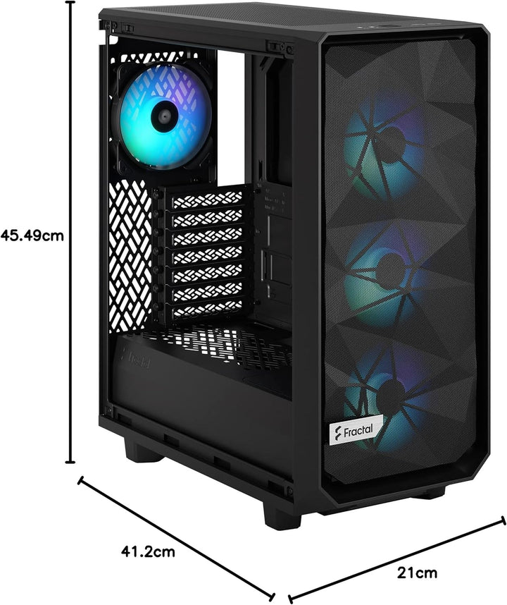 Fractal Design Meshify 2 Compact Lite RGB Black TG Light Tint FD-C-MEL2C-05