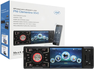 Auto Stereo Auto MP5 Player PNI Clementine 9545 1DIN 4 Zoll Display, 50W x 4, Bluetooth, UKW-Radio,