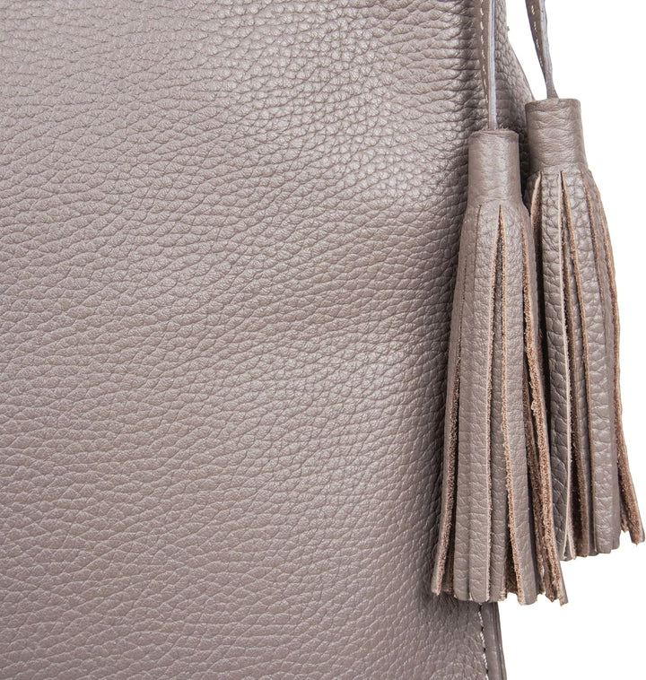 Gerry Weber - cadiz hobo mhz Grau 32,00X28,00X11,00 CM Farbe:grau / Material:polyester,cow Leather,