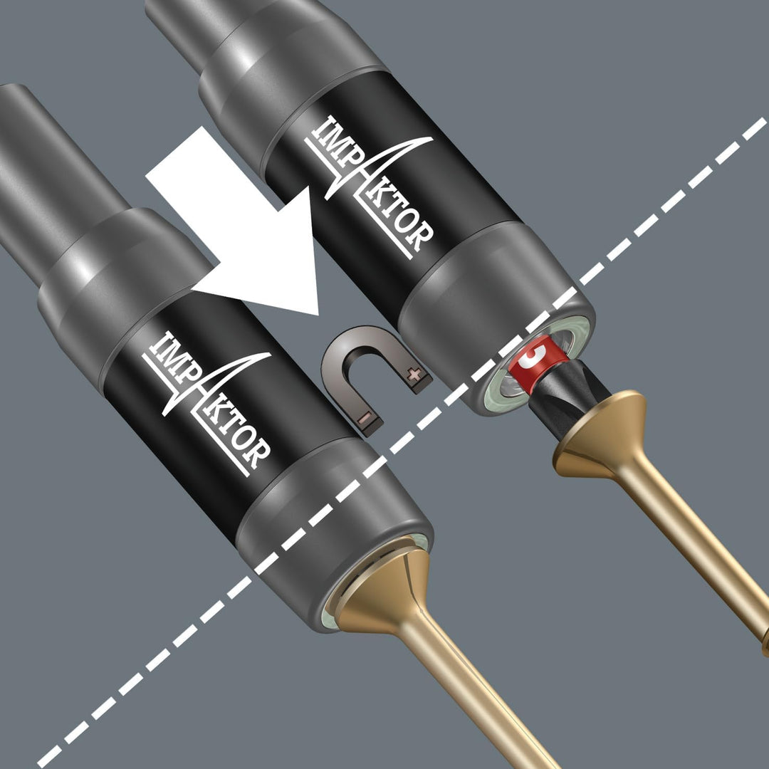 Wera Bit-Sortiment, Bit-Check 30 Impaktor 1, 30-teilig, 05057690001 30 Impaktor 1 Single