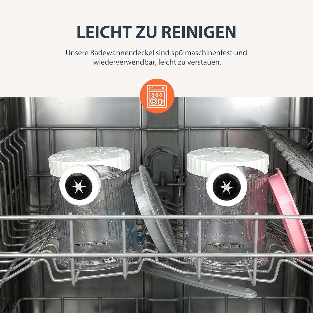 4 Stück Creami Behälter für Ninja Swirl NC700 NC701, Ersatzbecher mit farbigen Deckeln, BPA-frei, Le