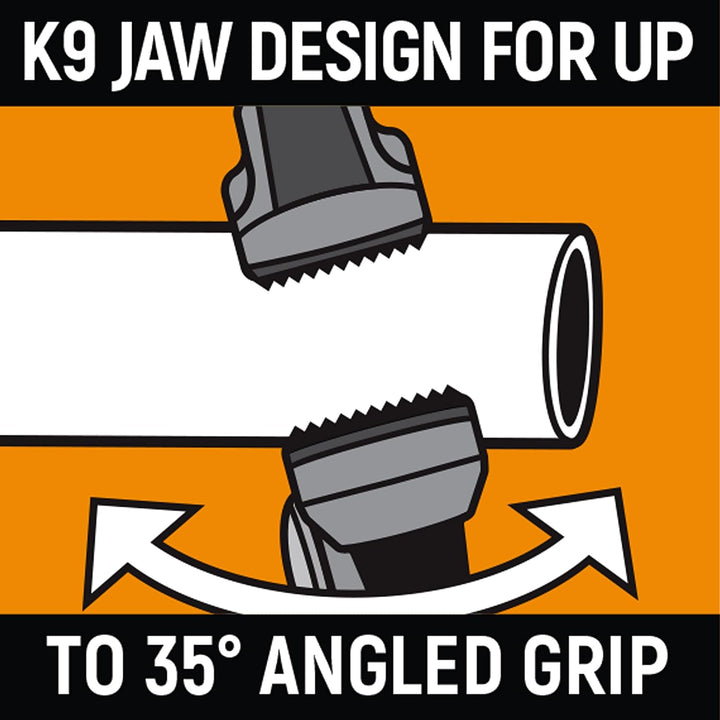 GEARWRENCH Pitbull K9 V-Jaw Zunge und Federzange, 30,5 cm, Doppelmaterial – 82173C 12" V-Jaw T&amp;G Zan