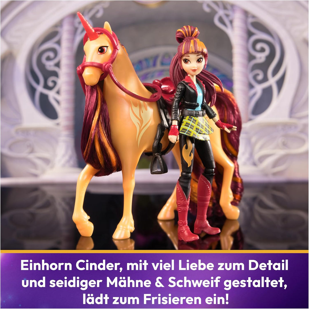 Unicorn Academy Valentina und Einhorn Cinder Set - ca. 12 cm grosse Originalfiguren zur beliebten Ne