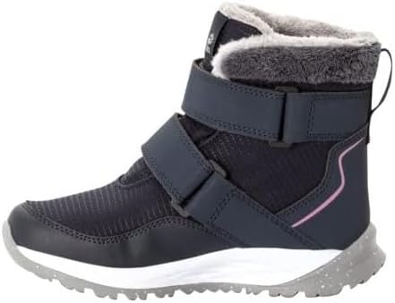 Jack Wolfskin Unisex Kinder Polar Wolf Texapore Mid Vc K Schneestiefel 28 EU Dark Blue Rose, 28 EU D