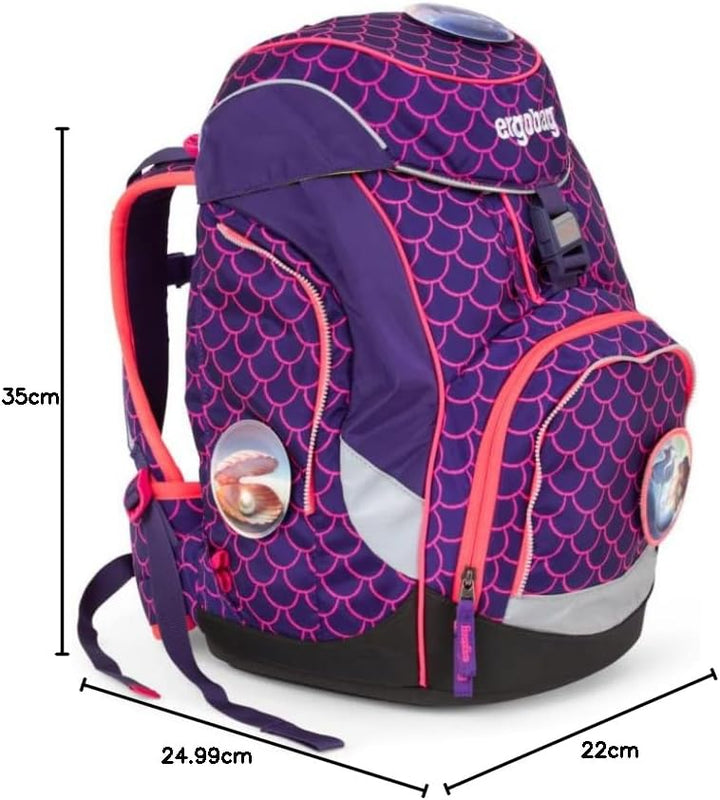 ergobag Pack-Set 20 Lang Pinke Wellen, 20 Lang Pinke Wellen