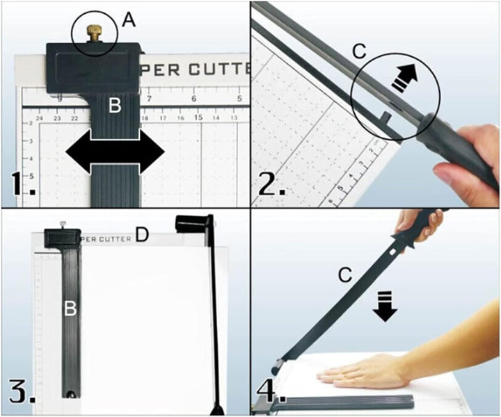 30.5 cm Schnittlänge Guillotine Papierschneider A4 A3 Guillotine Papierschneider,Papierschneider Hea