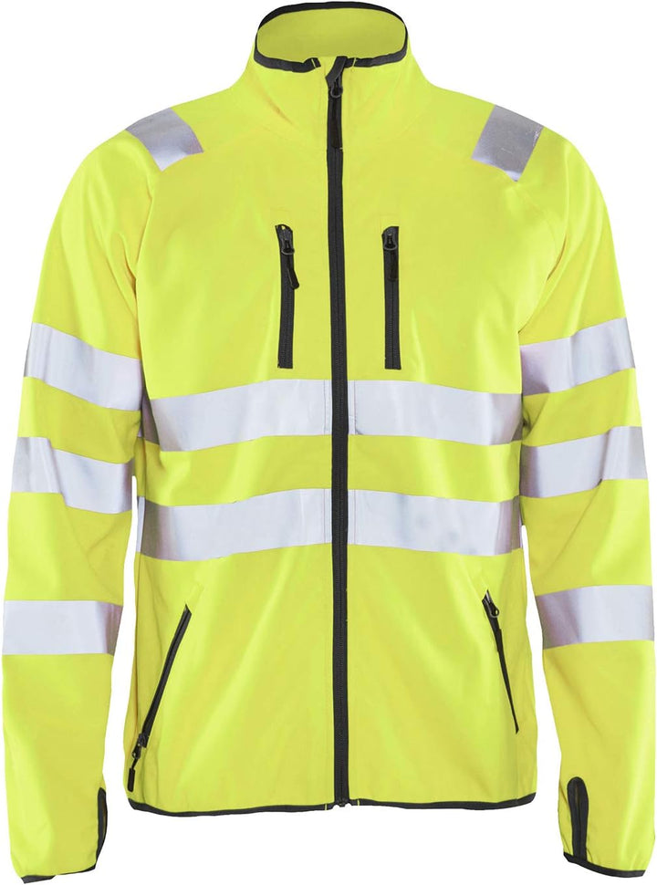 Blaklader 49062512 HIGH VIS JACKET Softshell, Gelb, grootte M M High Vis Gelb, M High Vis Gelb