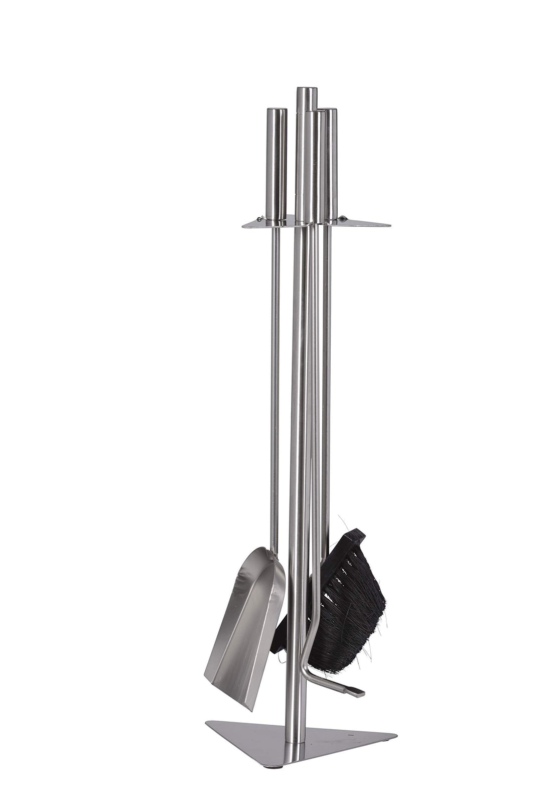 FIREFIX K2403 Kaminbesteck 4-teilig, 180 x 160 x 600 mm (BxTxH), Ständer, Besteckteile und Griffe au