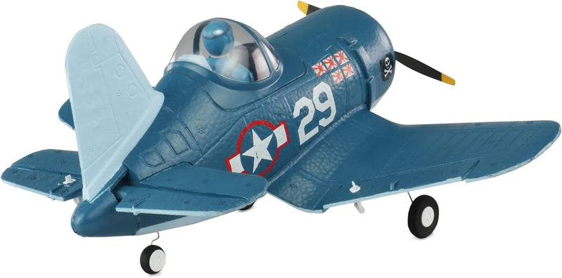 Amewi 24126 AMXFlight Cartoon Corsair F4U 4-Kanal 3D/6G RTF inkl. Fernsteuerung, Akku, Ladegerät