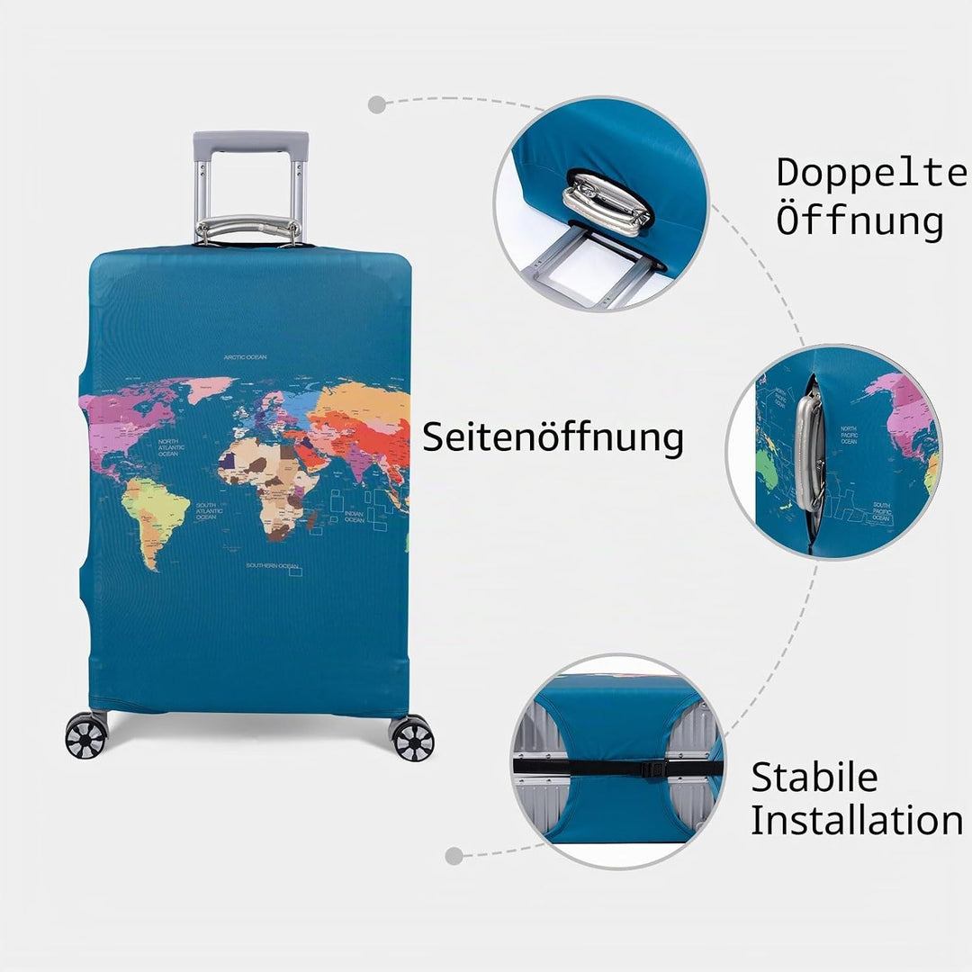 OrgaWise Kofferhülle Luggage Cover Gepäck Cover Gepäckabdeckung for Travel Luggage Schutzhülle Koffe