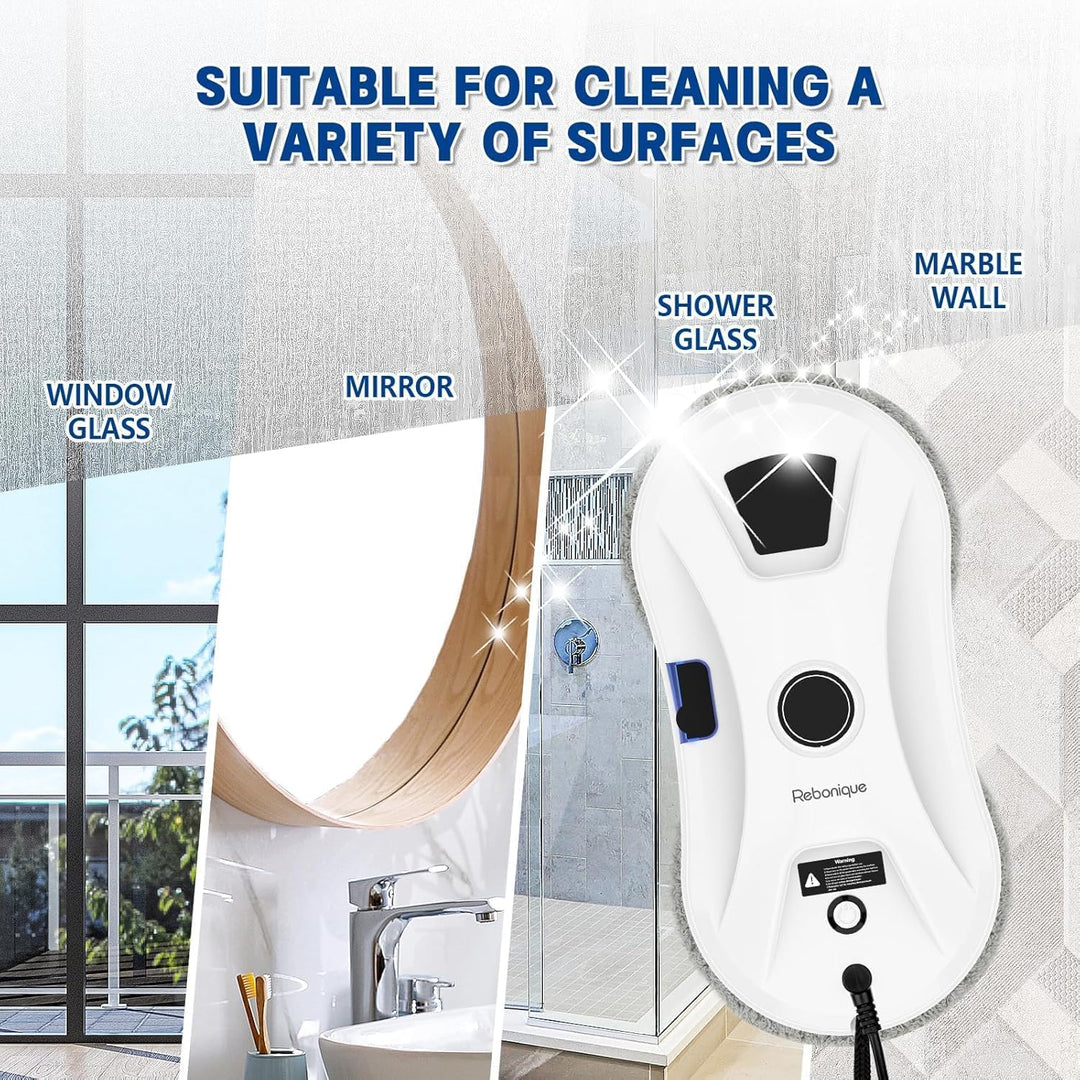Osmo RoboClean Fensterputzroboter, automatischer Fensterreinigungsroboter mit starker Saugkraft, Sic
