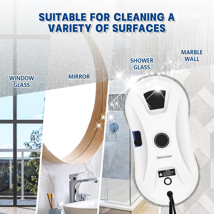 Osmo RoboClean Fensterputzroboter, automatischer Fensterreinigungsroboter mit starker Saugkraft, Sic