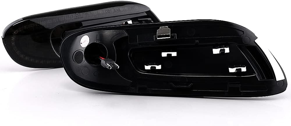 2 x LED Blinker Seitenblinker Blinkleuchte Dynamisch Laufblinker mit E-Prüfzeichen Black Vision