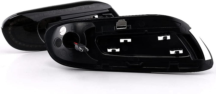 2 x LED Blinker Seitenblinker Blinkleuchte Dynamisch Laufblinker mit E-Prüfzeichen Black Vision