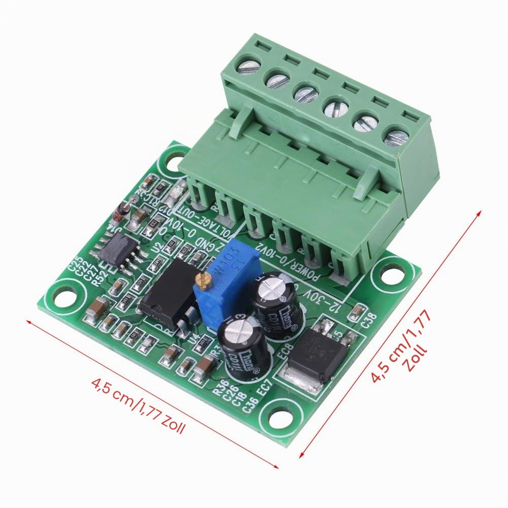 0-10KHz bis 0-10V Frequenz zu Spannungswandler Modul F/V Digital zu Analogplatine zum Schalten von S