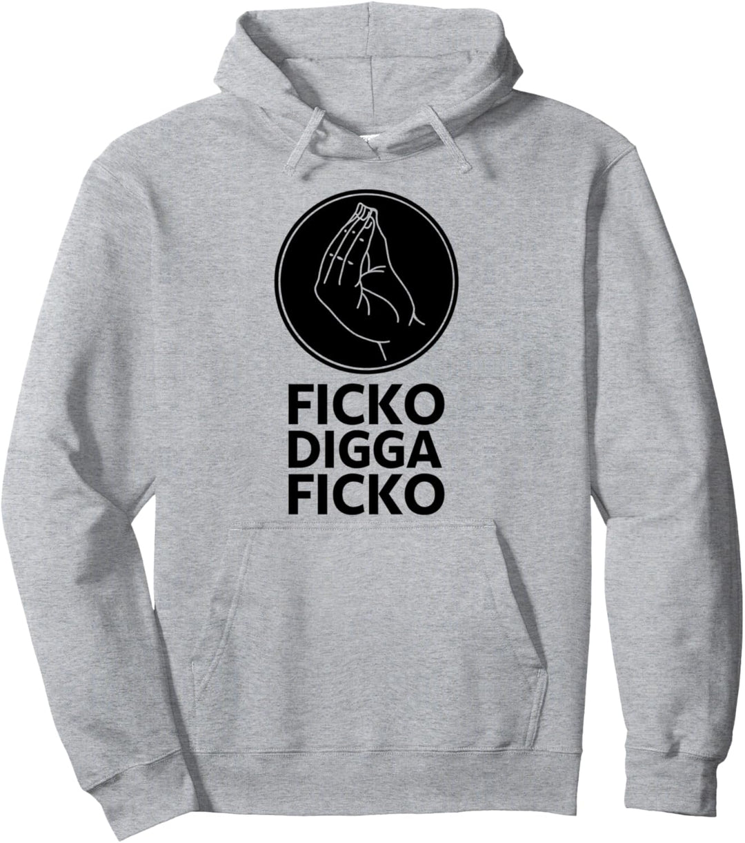 Ficko Digga Ficko Meme Handzeichen Italienische Geste Pullover Hoodie