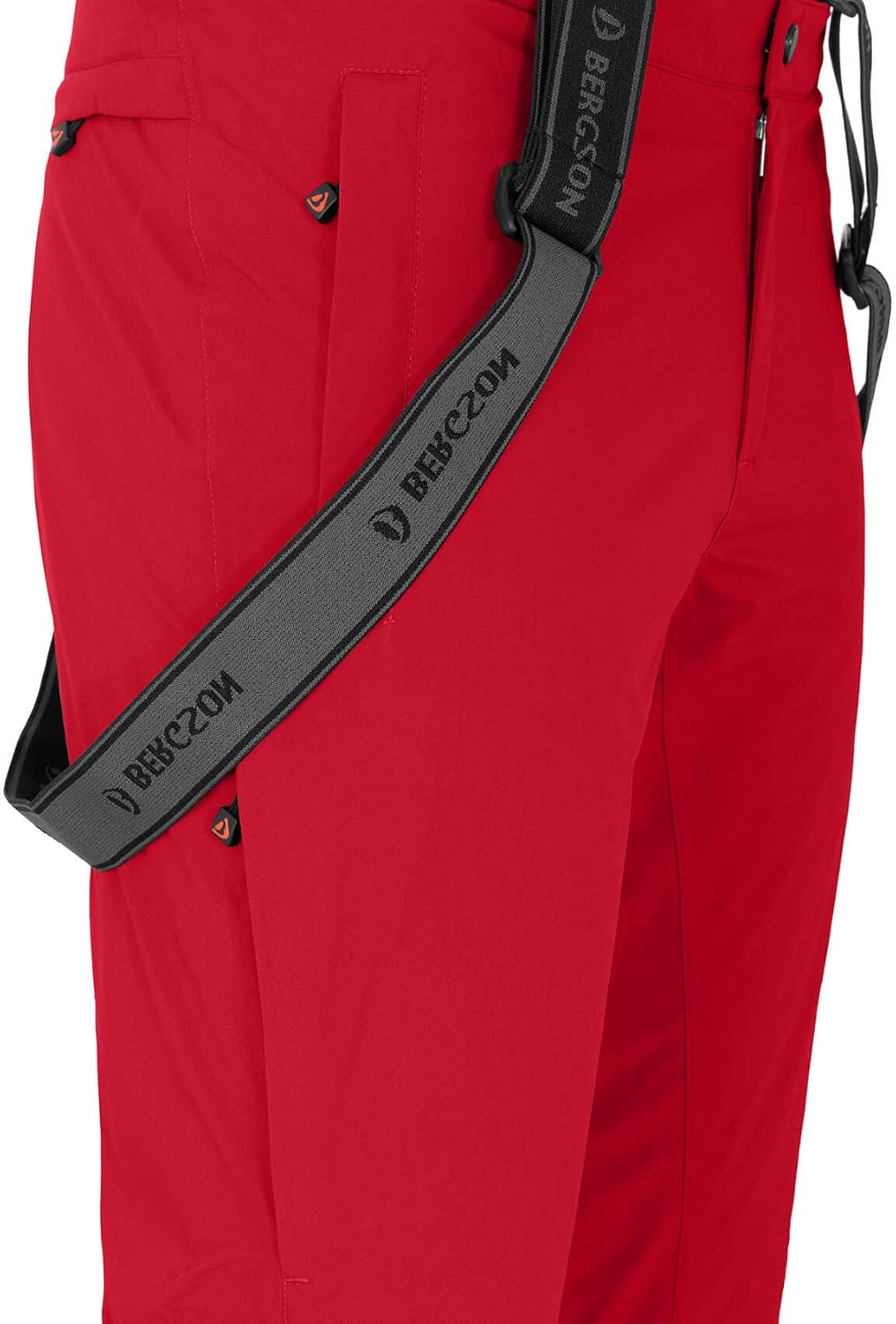 Bergson Flex | Herren Skihose, wattiert, bielastisch, 20000 mm Wassersäule - Oberschenkel Belüftung,