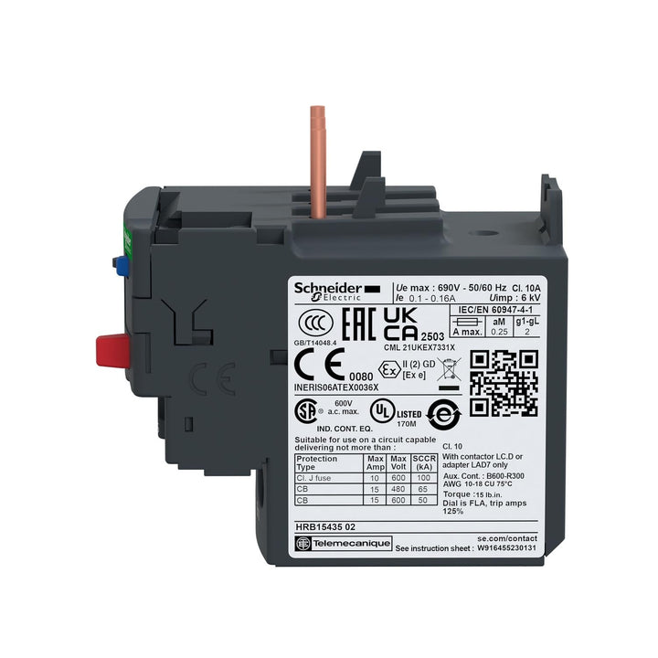 Schneider Electric TeSys LRD differentiales thermisches Überlastrelais, 12–32 A Einstellbereich, Kla