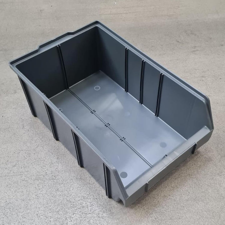 RODOPI 9er Set Stapelboxen, Grösse XL | Sichtlagerkästen 489x304x185mm | Robuste Lagerboxen für Werk