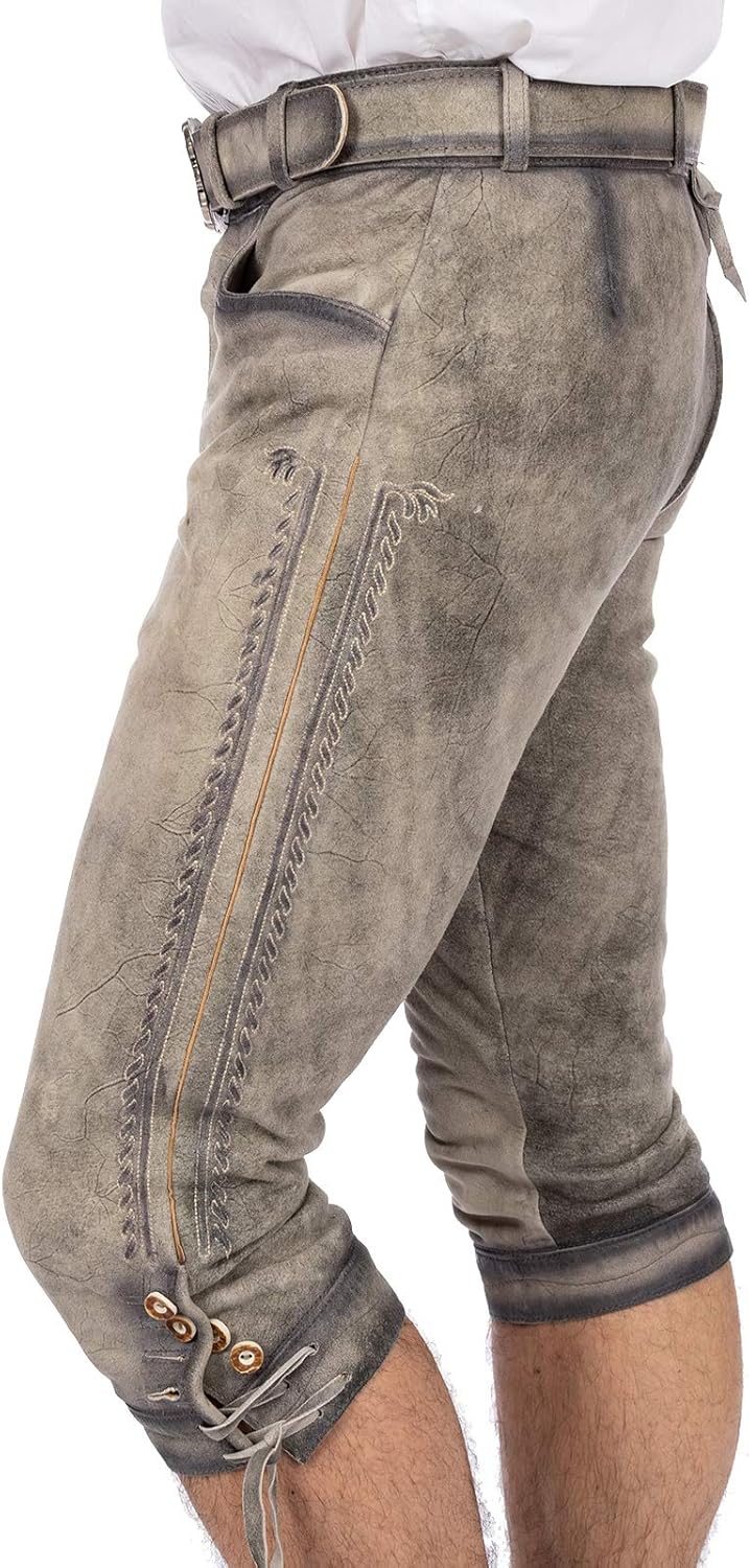 Stockerpoint Siggi2 Herren Trachtenlederhose 46 Rauch Geäscht, 46 Rauch Geäscht