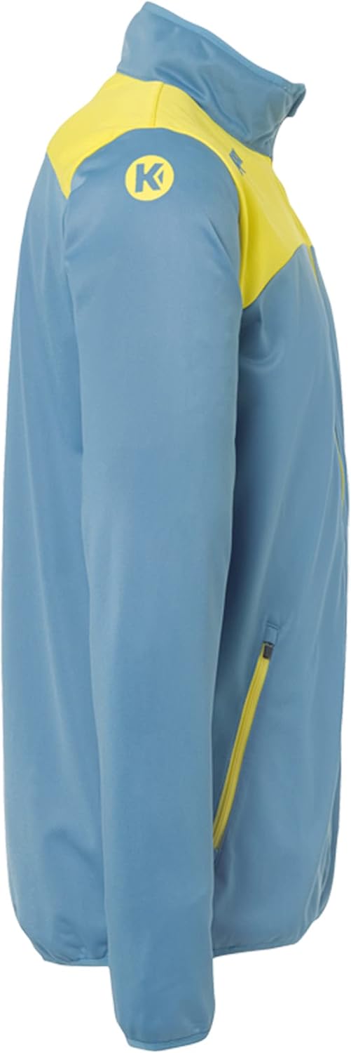 Kempa Herren Emotion 2.0 Poly Jacke, Dove blau/limonengelb, XL