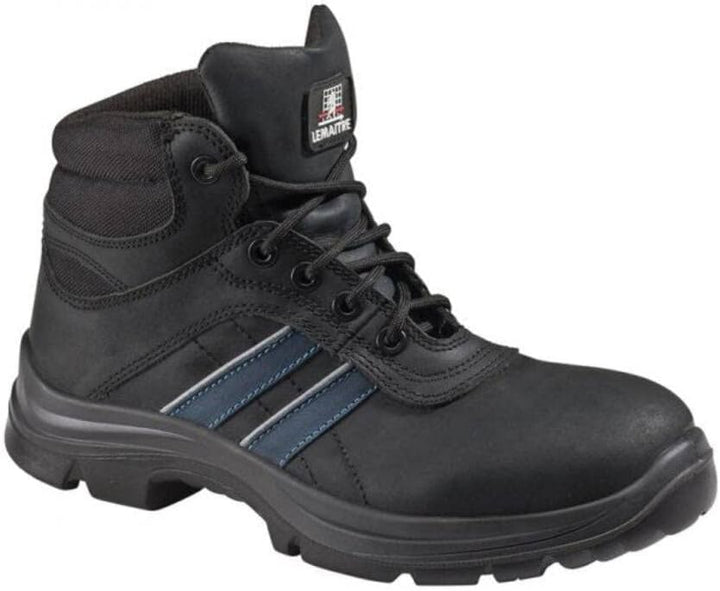 Lemaitre ANDY HIGH S3 Sicherheitsschuhe, schwarz, Grösse 49, Wasserabweisend und robust