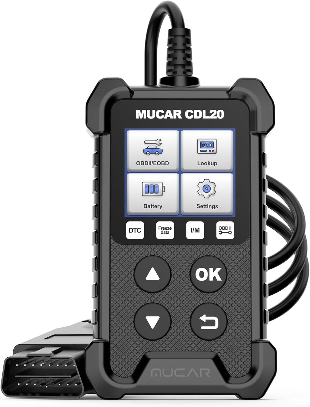 OBD2 Diagnosegerät, MUCAR CDL20 Diagnosegerät Auto, Universal OBD2/EOBD KFZ-Fehlercode-Lesegerät mit