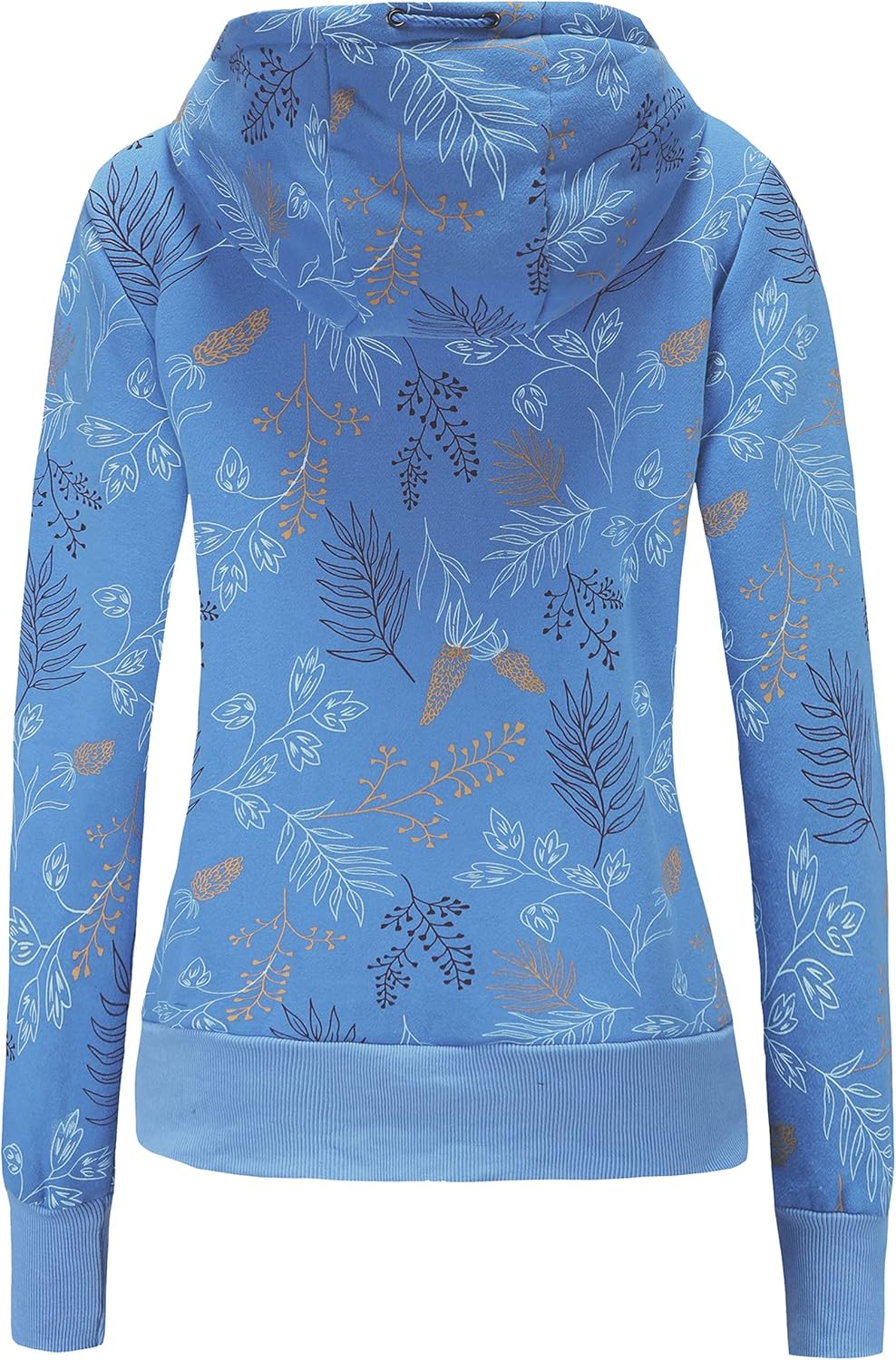 TrendiMax Damen Sweatjacke Kapuzenpullover Zip Hoodie Jacke mit Kapuze Winter Sweatshirt Kapuzenjack