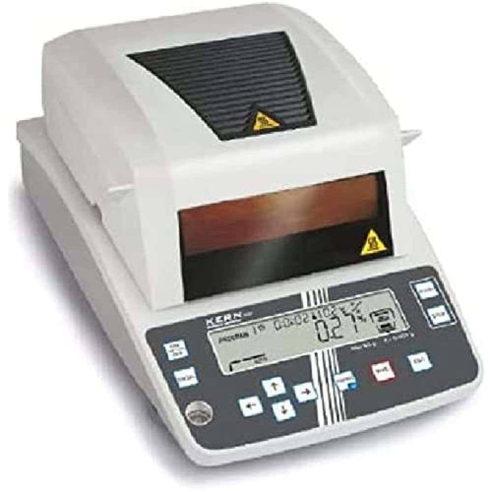 KERN & SOHN Feuchtebestimmer DBS 60-3 (für exakte Bestimmung, 400 W, mit 10 Probeschalen, Wägebereic
