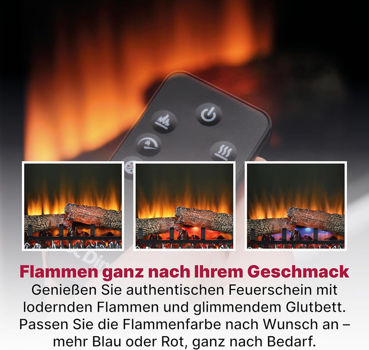 Dimplex 210975 XHD26 Firebox 26" Elektro-Kamineinsatz, 1400 W, Schwarz