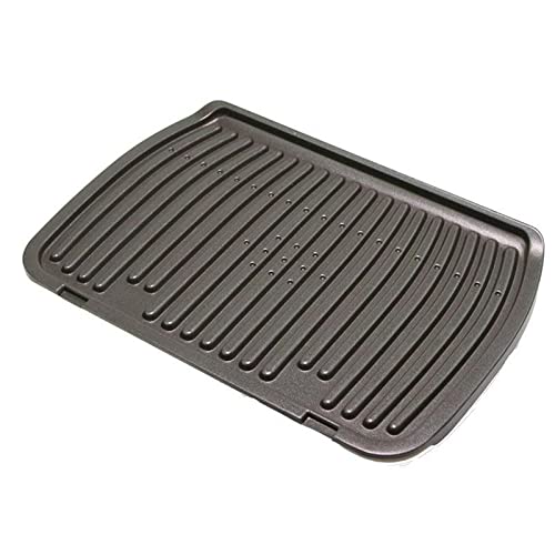 Grillplatte (Oben) kompatibel mit /Ersatzteil für Tefal TS-01039390 GC702D GC712D... Optigrill Konta