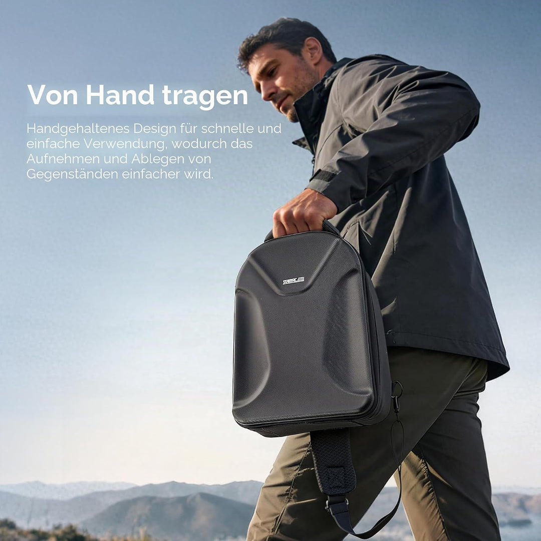 STARTRC Tasche für DJI Mini 5 Pro, Wasserdichter Hartschalen-Rucksack mit Mini 5/4/3pro Drohne, RC 2