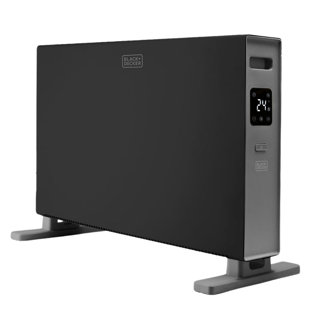 BLACK+DECKER BXCSH2001E - Konvektor, Heizung, Lüftung, 2000W, LED-Anzeige, 2 Leistungsstufen, Timer,