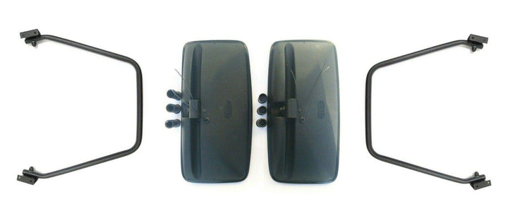 2x Seitenspiegel Beheizt 410x205mm Aussenspiegel Traktor ø15-30 Spiegelhalter SET
