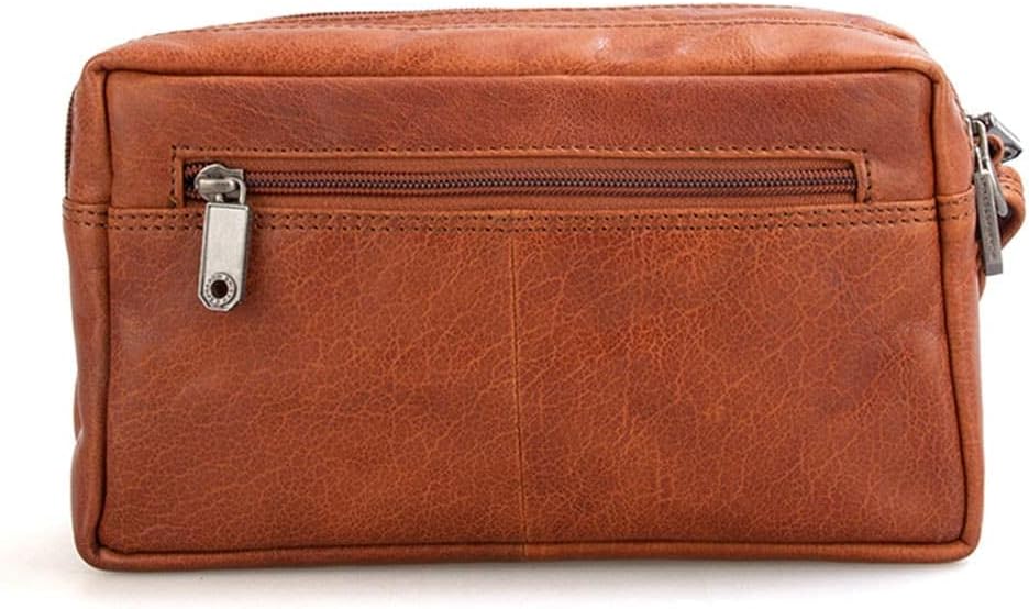 Spikes & Sparrow Handgelenktasche Leder 23 cm Cognac, Cognac