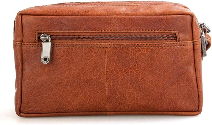 Spikes & Sparrow Handgelenktasche Leder 23 cm Cognac, Cognac