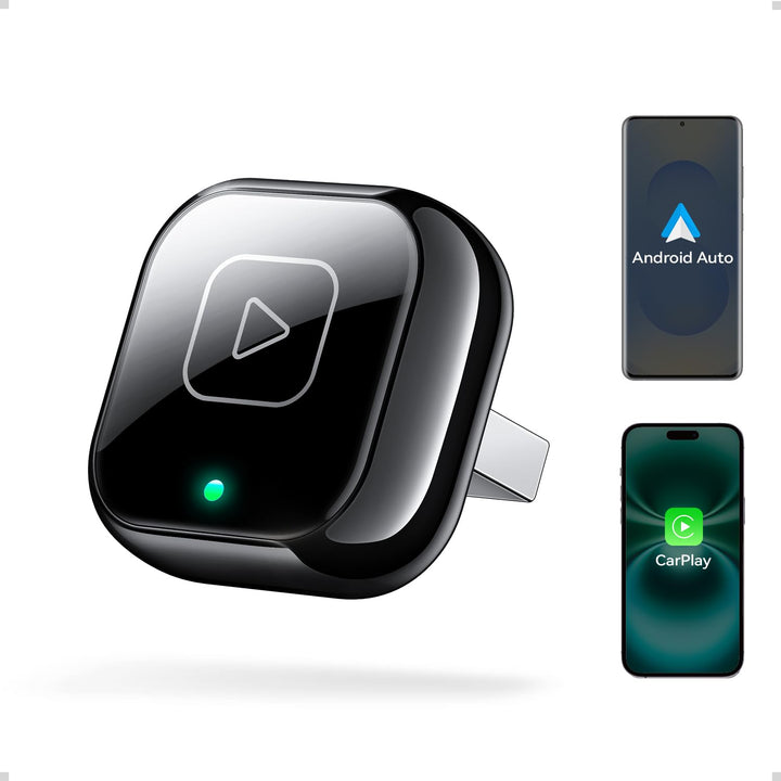Wireless Carplay & Android Auto Adapter, Mavlou Metalldesign Mini & Stabiler 2-in-1-Dongle, Convert