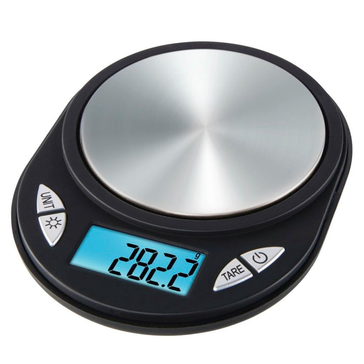Xavax Digitale Feinwaage „Jewel“ (wiegt bis 500g, auf 0,1g genau, g/ct/dwt/oz/ozt/gn, z.B. für Gold,