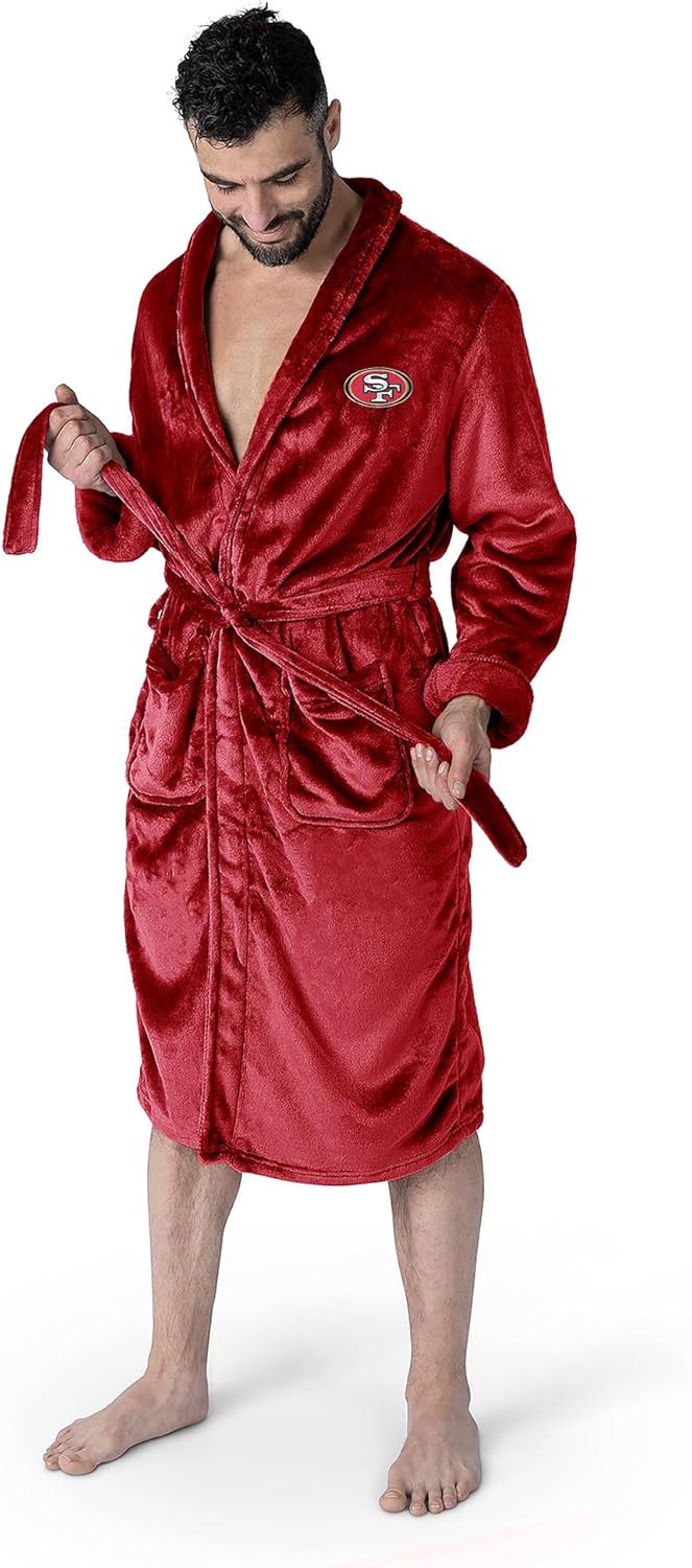 The Northwest Group Unisex NFL Silk Touch Lounge-Bademantel NFL Silk Touch Lounge-Bademantel L-XL Ro