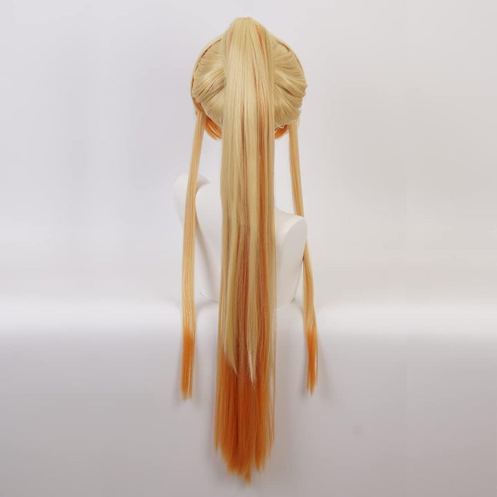 OSIAS Female Agatsuma Zenitsu Cosplay Perücke für Frau und Mädchen, Female Agatsuma Zenitsu