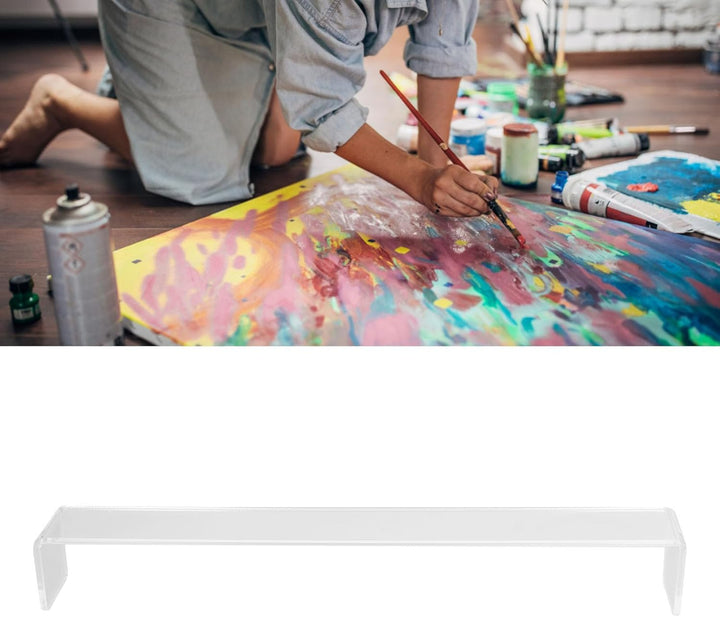 Wakects Künstler Handauflage, Künstler Lehnbrücke, durchsichtige Acryl-Handgelenkauflage, transparen