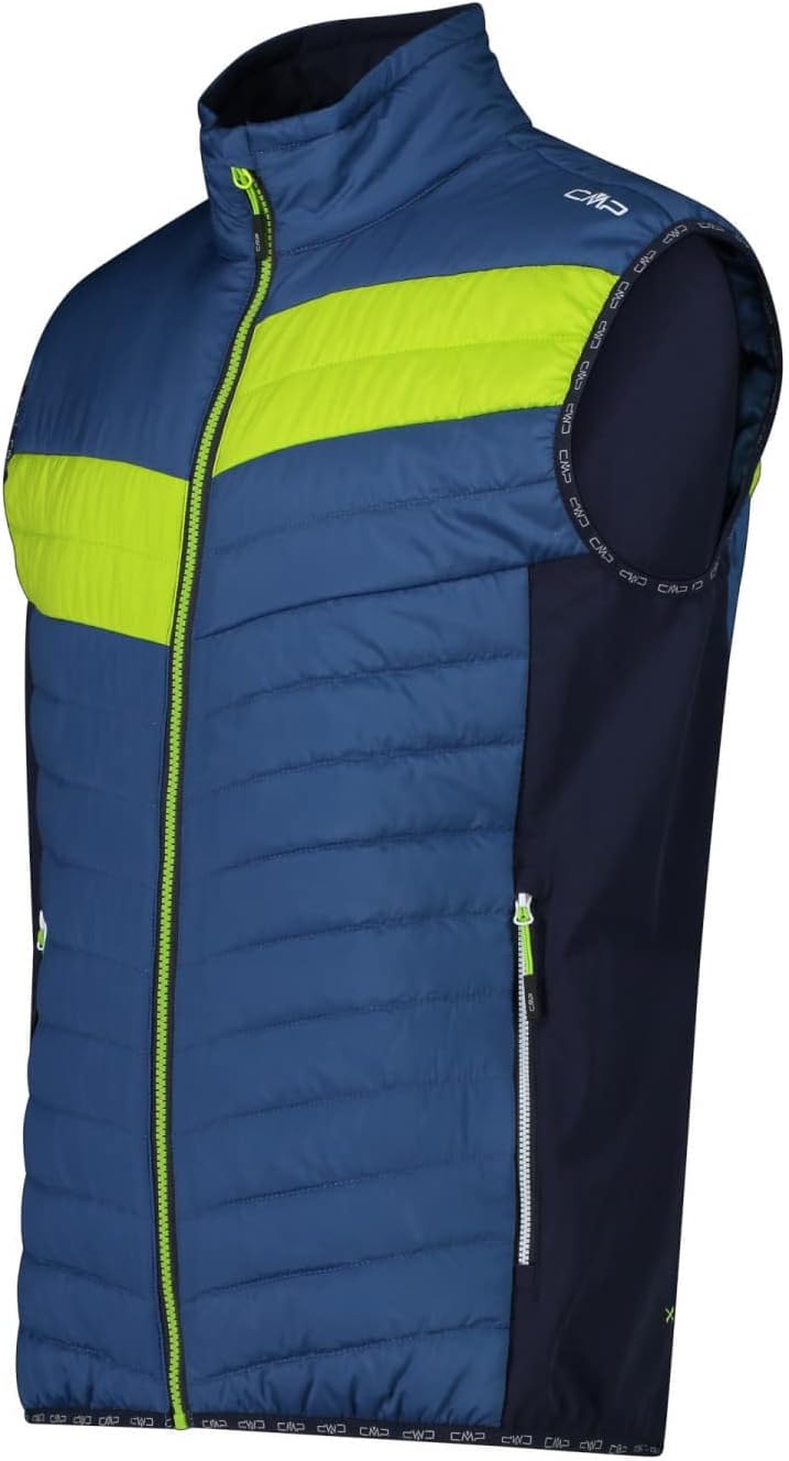 CMP Herren Hybrid Weste Steppweste Blau 46, Blau 46